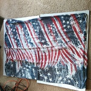 Scarf American Flag Abstract